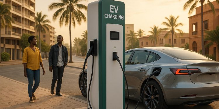 Les stations de recharge EV arrivent progressivement à Dakar