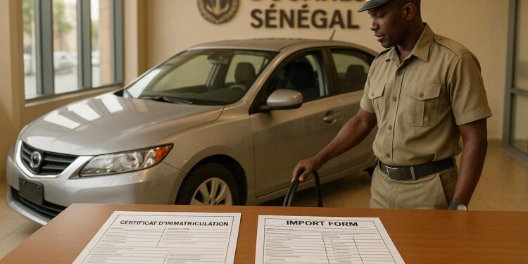 Quels documents sont nécessaires pour importer une voiture au Sénégal ?