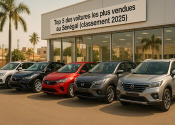 Top 5 des voitures les plus vendues au Sénégal (classement 2025)
