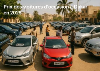 Prix des voitures d'occasion à Dakar en 2025