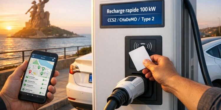Où réaliser une recharge rapide pour VE à Dakar ?