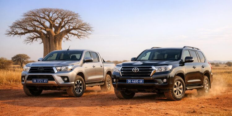 Toyota Hilux et Land Cruiser : les 4×4 incontournables du marché sénégalais