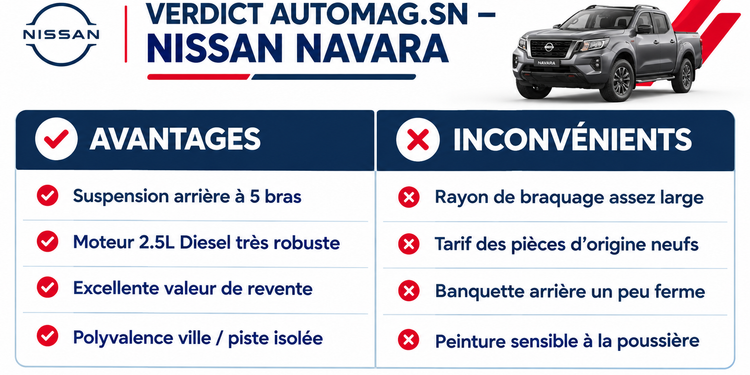 Nissan Navara Sénégal : Pourquoi ce pick-up domine le marché
